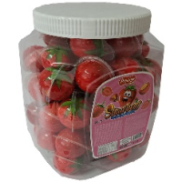 SLIM STRAWBERRY GUMMY CANDY 10 GR. x 50 KOMADA
