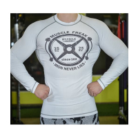 MF RASH GUARD WHITE SINCE 2011