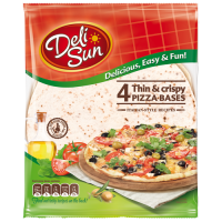DELISUN PIZZA BASES 320g 4/1 P-18