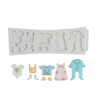 Silikonski kalup dječija odjeća BT955