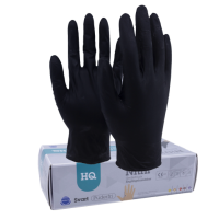 Nitrilne crne jednokratne rukavice 100/1 M