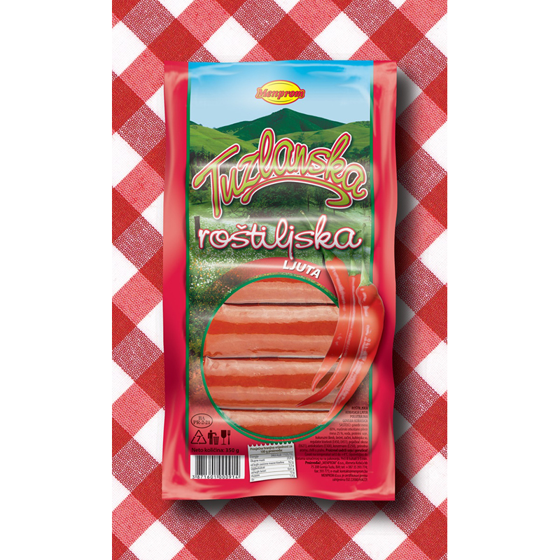 KOBASICA ROSTILJSKA LJUTA 350 GR