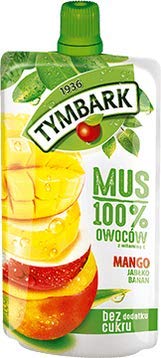 TYMBARK mousse (MANGO-jabuka-banana) 120g