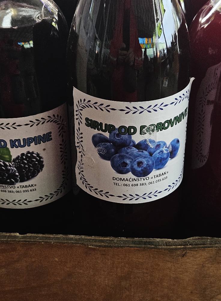 Sirup od borovnice