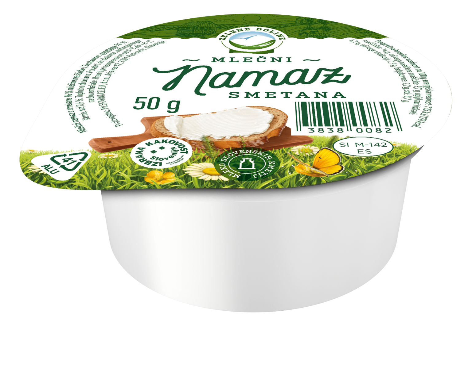 NAMAZ MLIJEČNI SA VRHNJEM 50gr Zelene Doline