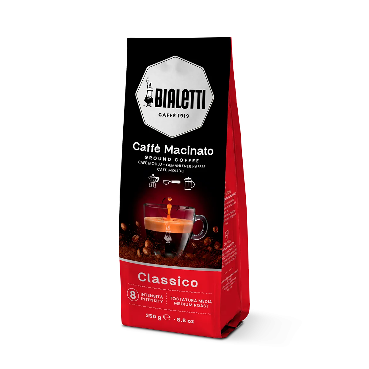 Espresso Mljevena Kafa BIALETTI CLASSICO 250g