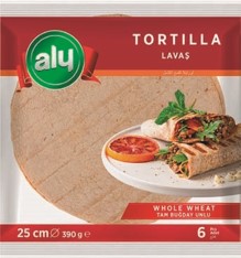 Tortilje cijelo zrno ALY 25cm 6/1 390g