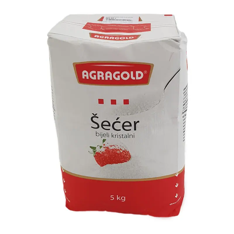 Šećer kristal pvc 5kg Aspak